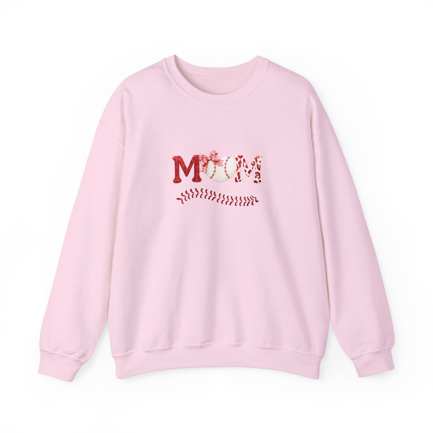 Mom Love Baseball Unisex Heavy Blend™ Crewneck Sweatshirt