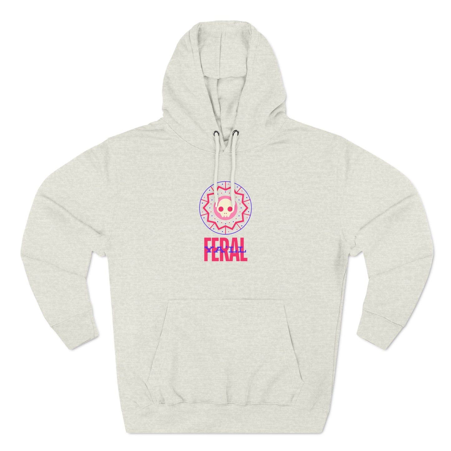 Feral Three-Panel Fleece Hoodie