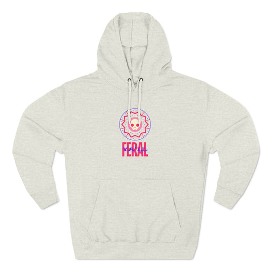 Feral Three-Panel Fleece Hoodie