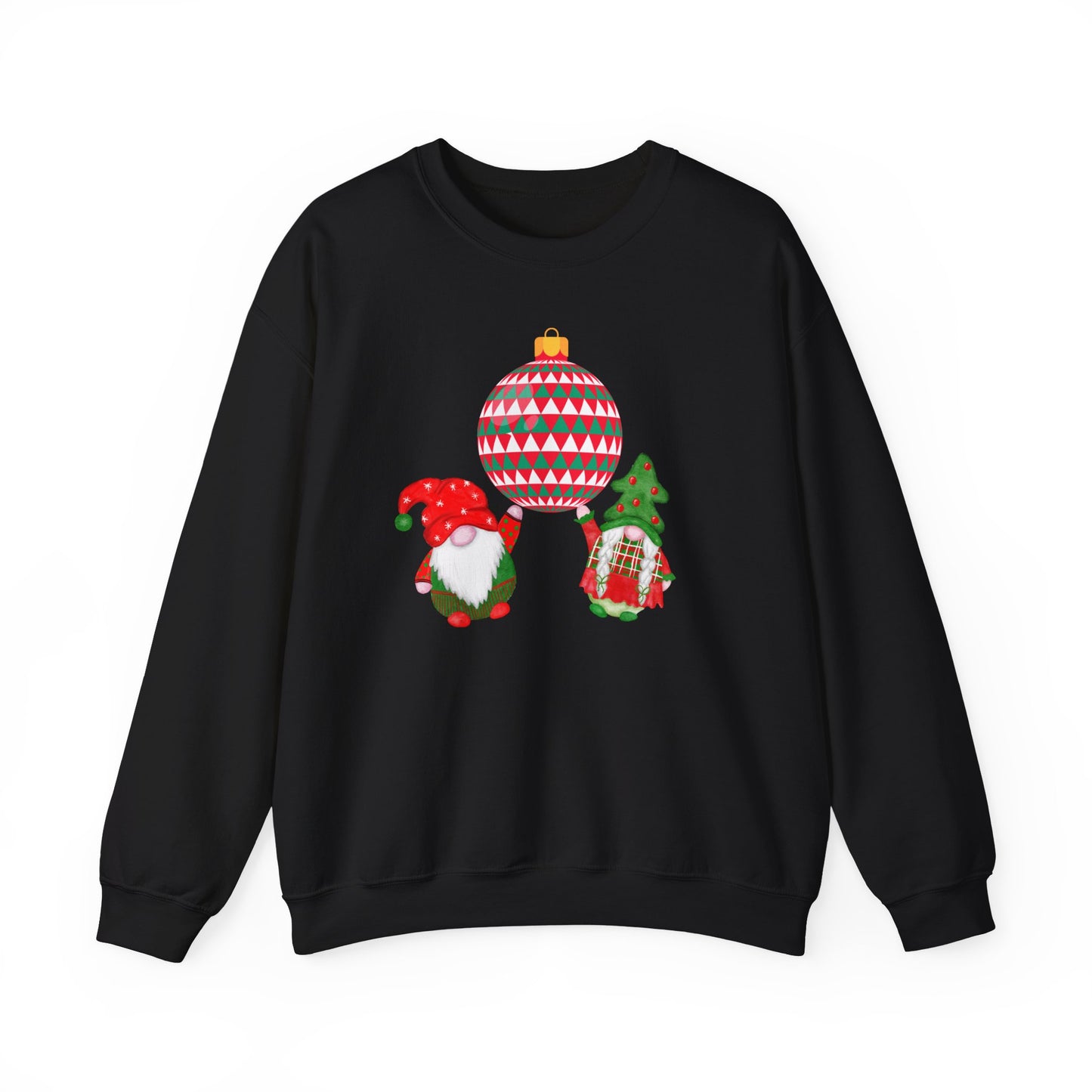 Christmas Gnome Disco Unisex Heavy Blend™ Crewneck Sweatshirt