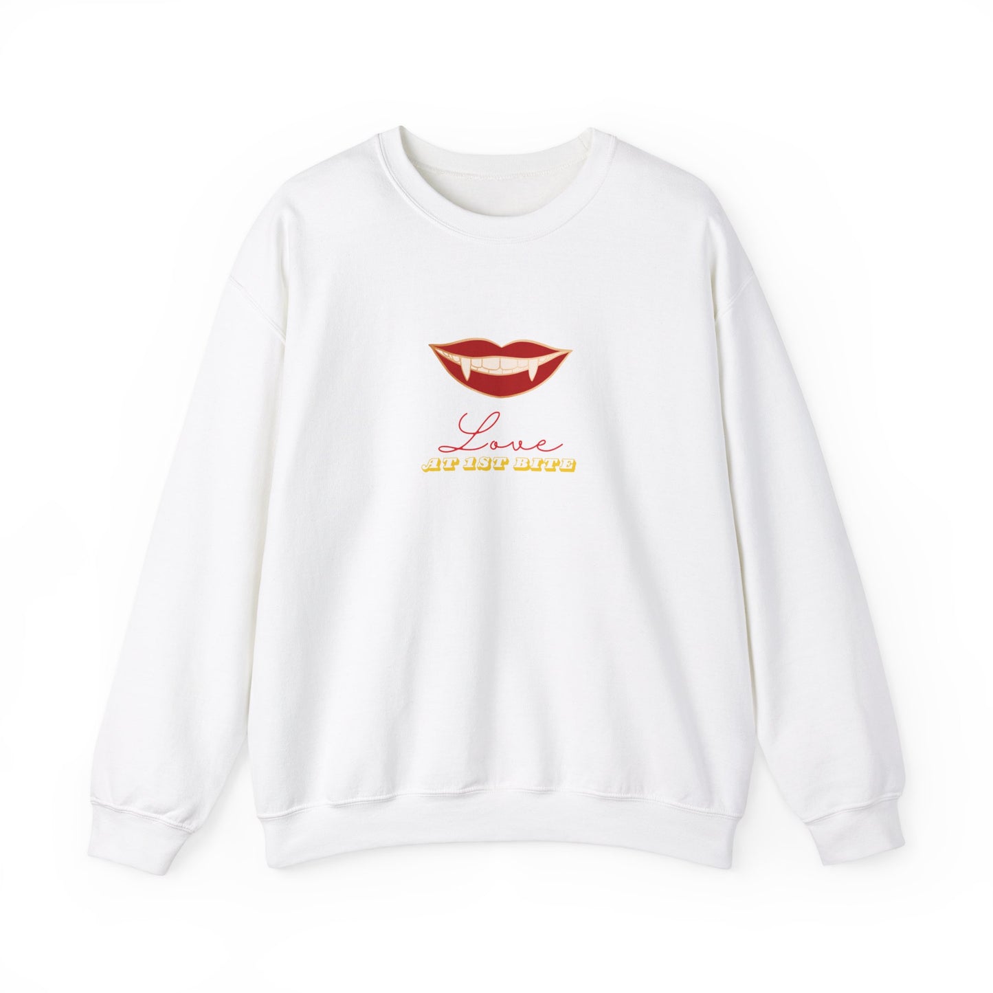 Love at First Bite Unisex Heavy Blend™ Crewneck Sweatshirt