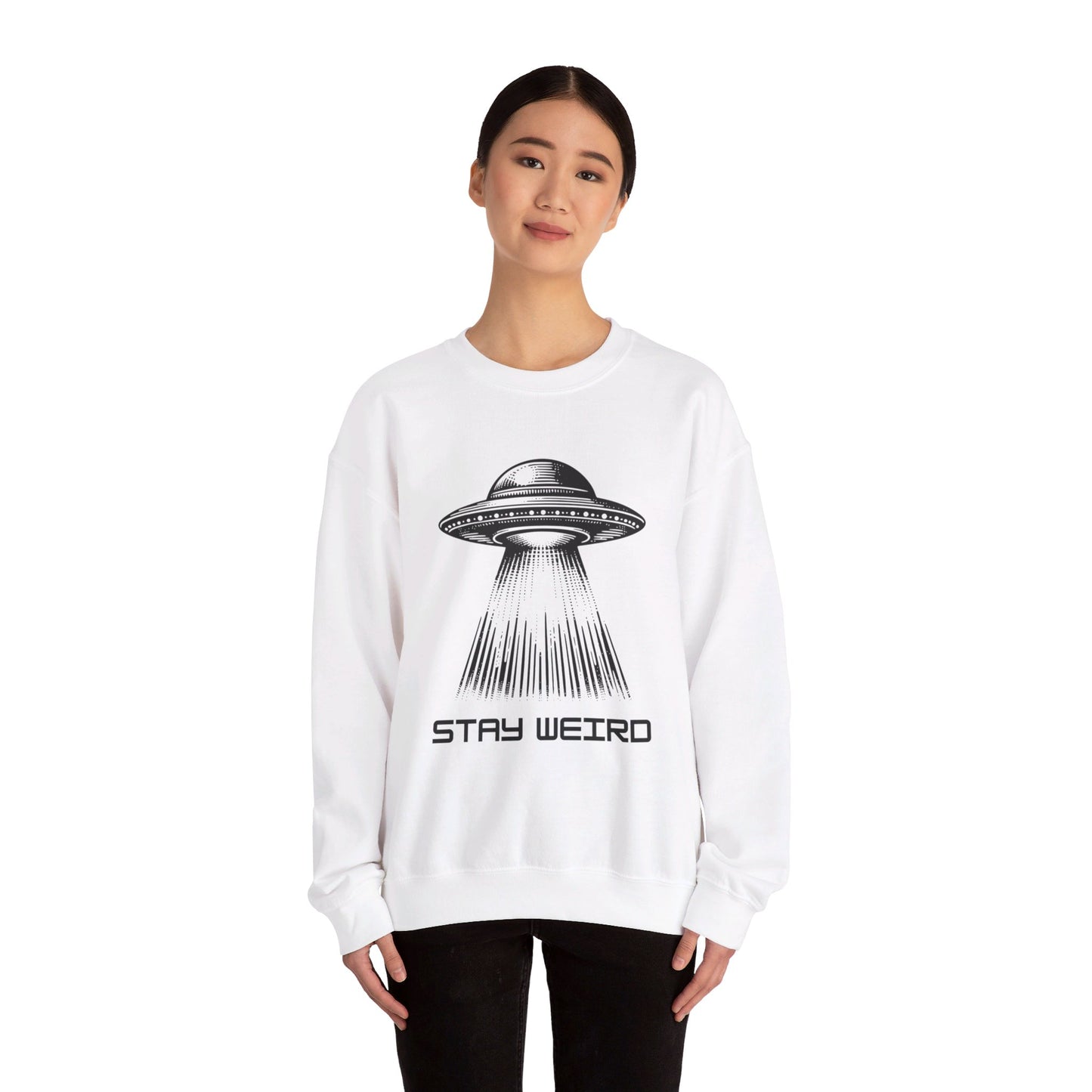 Stay Weird Unisex Heavy Blend™ Crewneck Sweatshirt