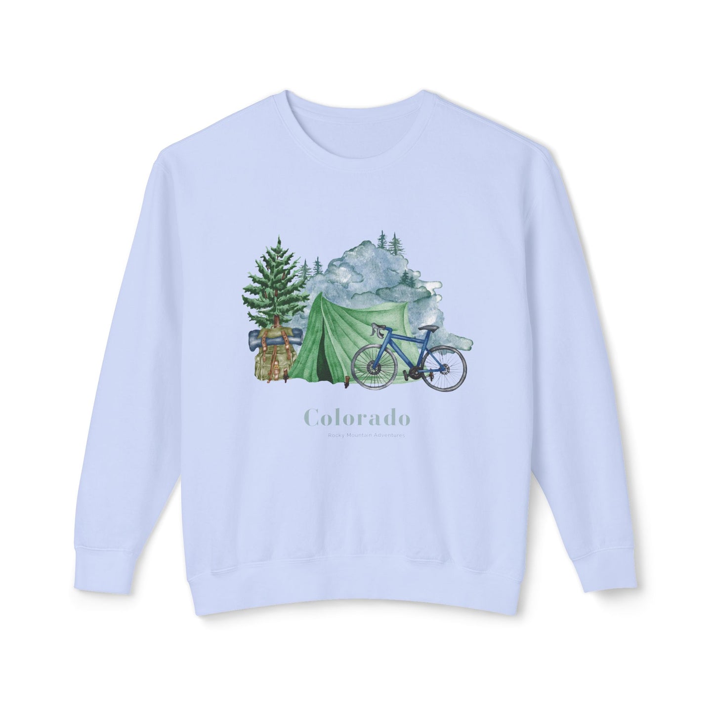 Colorado Camp Unisex Lightweight Crewneck Sweatshirt