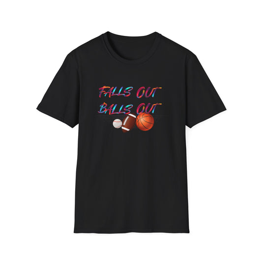 FALLS OUT BALLS OUT II Unisex Softstyle T-Shirt