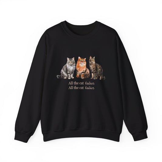 Cat Ladies Unisex Heavy Blend™ Crewneck Sweatshirt