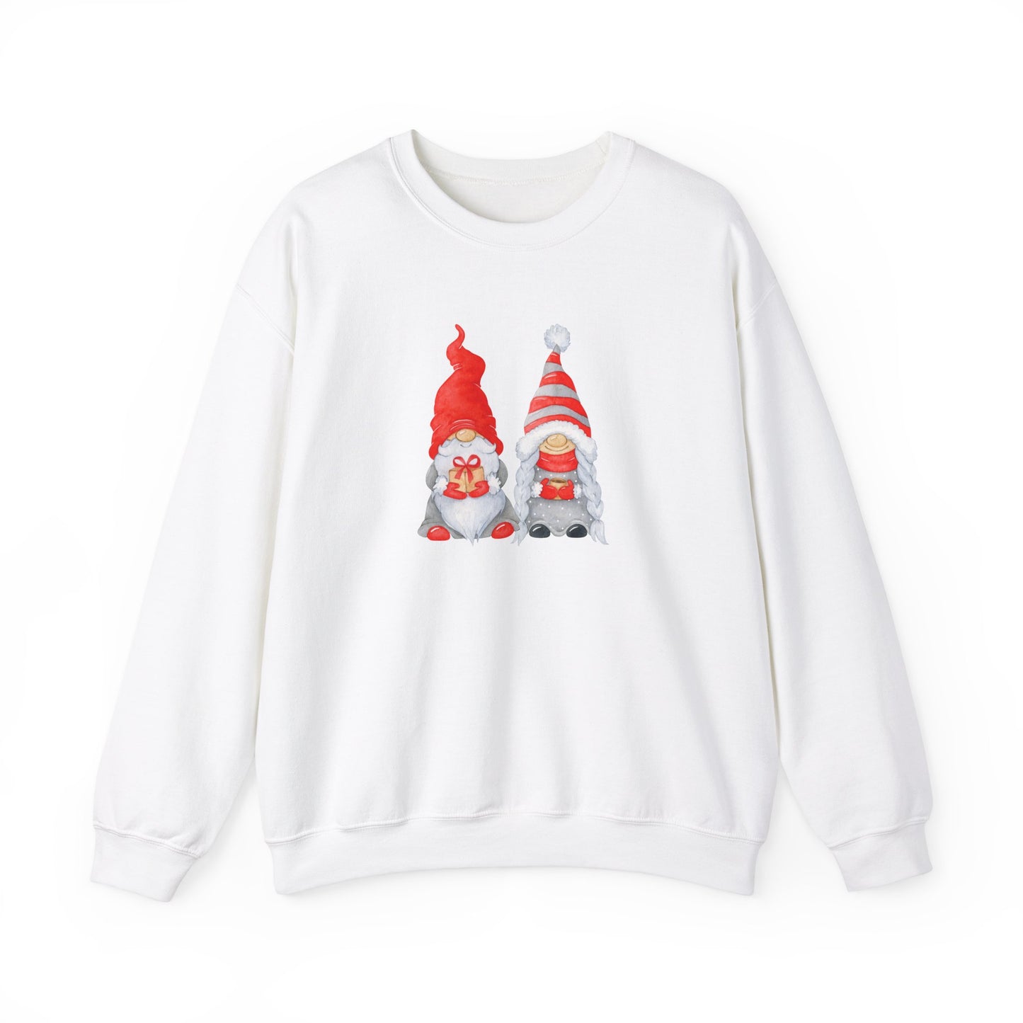 Mr & Mrs Claus Gnomies Unisex Heavy Blend™ Crewneck Sweatshirt