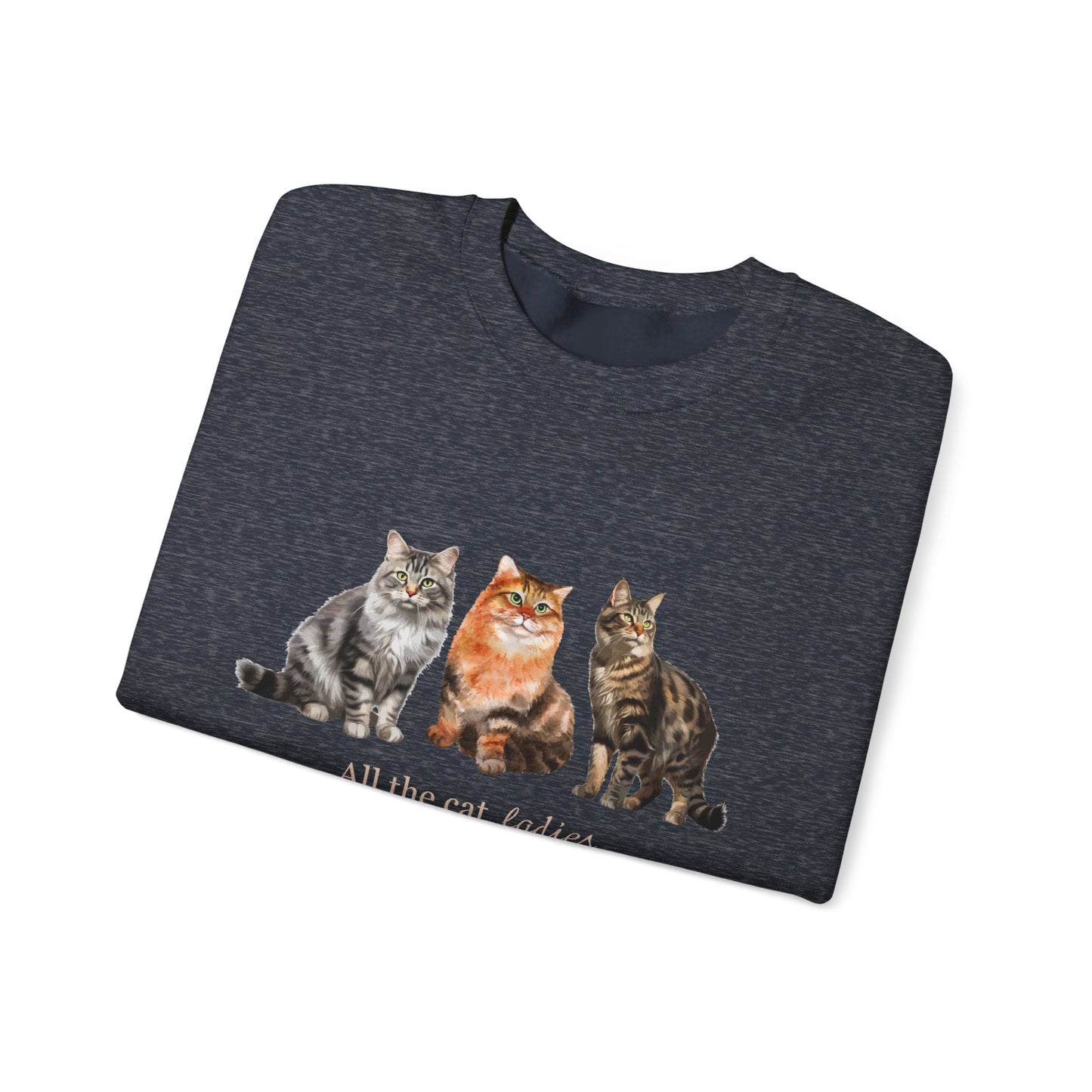 Cat Ladies Unisex Heavy Blend™ Crewneck Sweatshirt