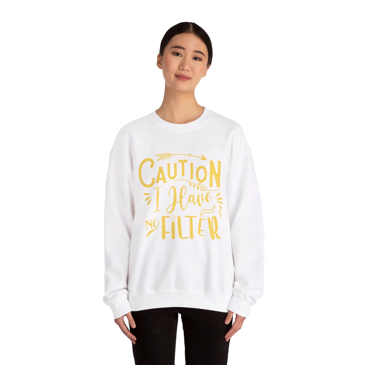 No Filter! Unisex Heavy Blend™ Crewneck Sweatshirt