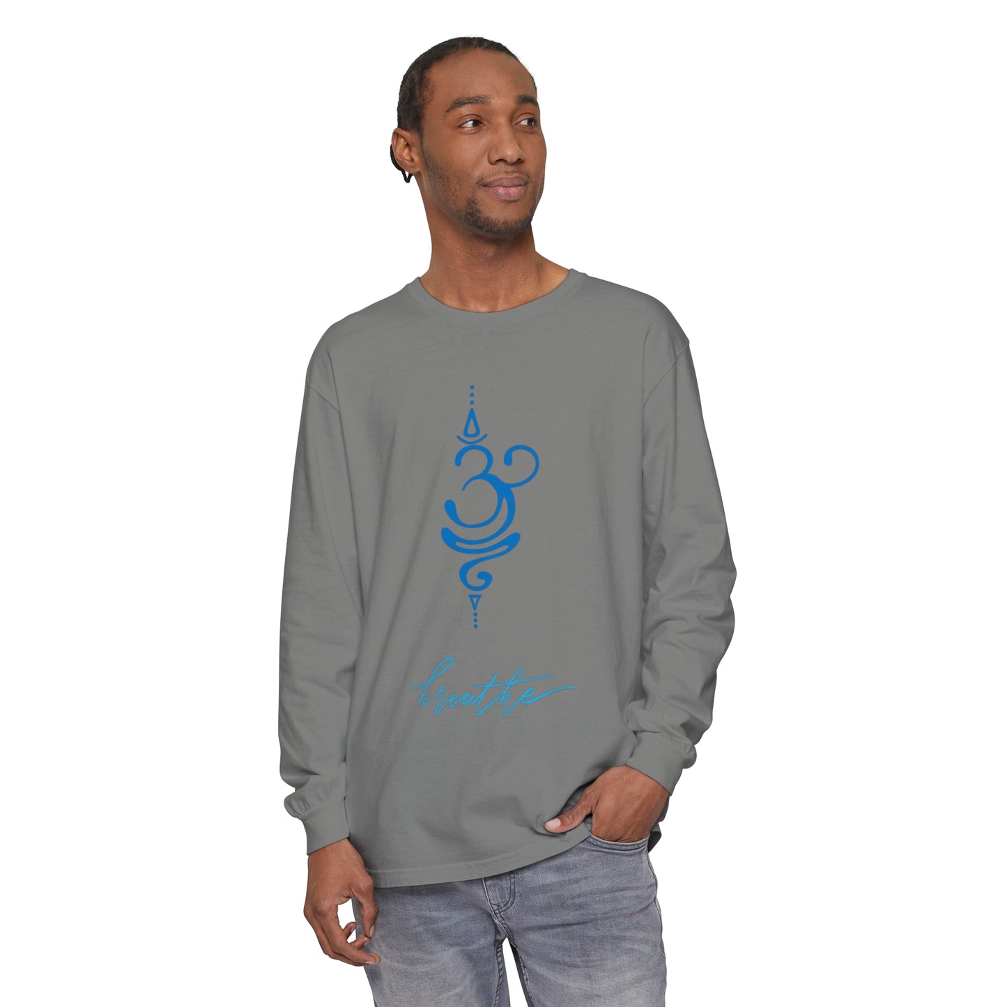 Breathe Unisex Garment-dyed Long Sleeve T-Shirt