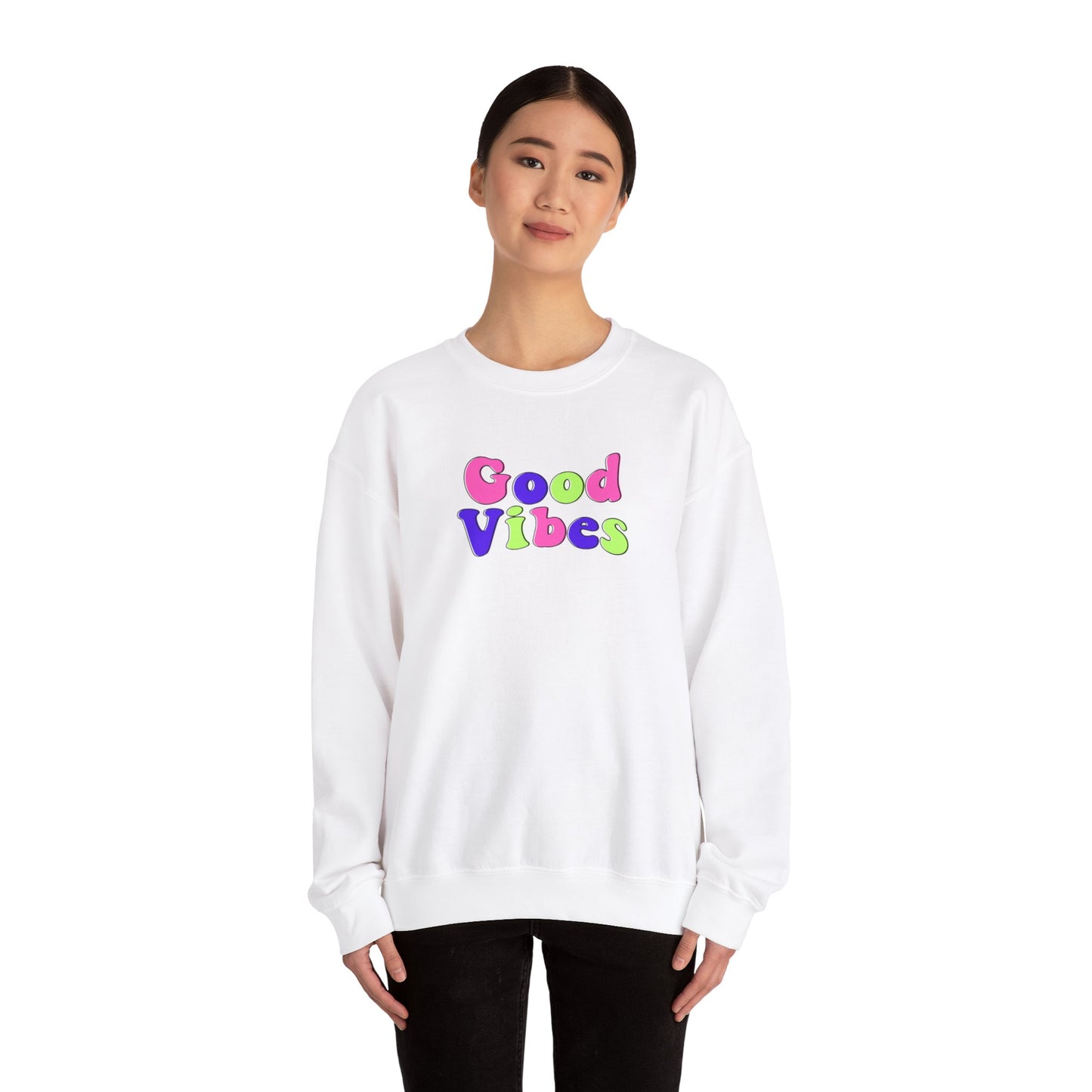 Good Vibes Unisex Heavy Blend™ Crewneck Sweatshirt