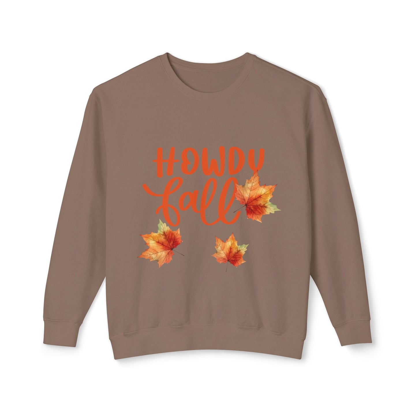 Howdy Fall Unisex Lightweight Crewneck Sweatshirt