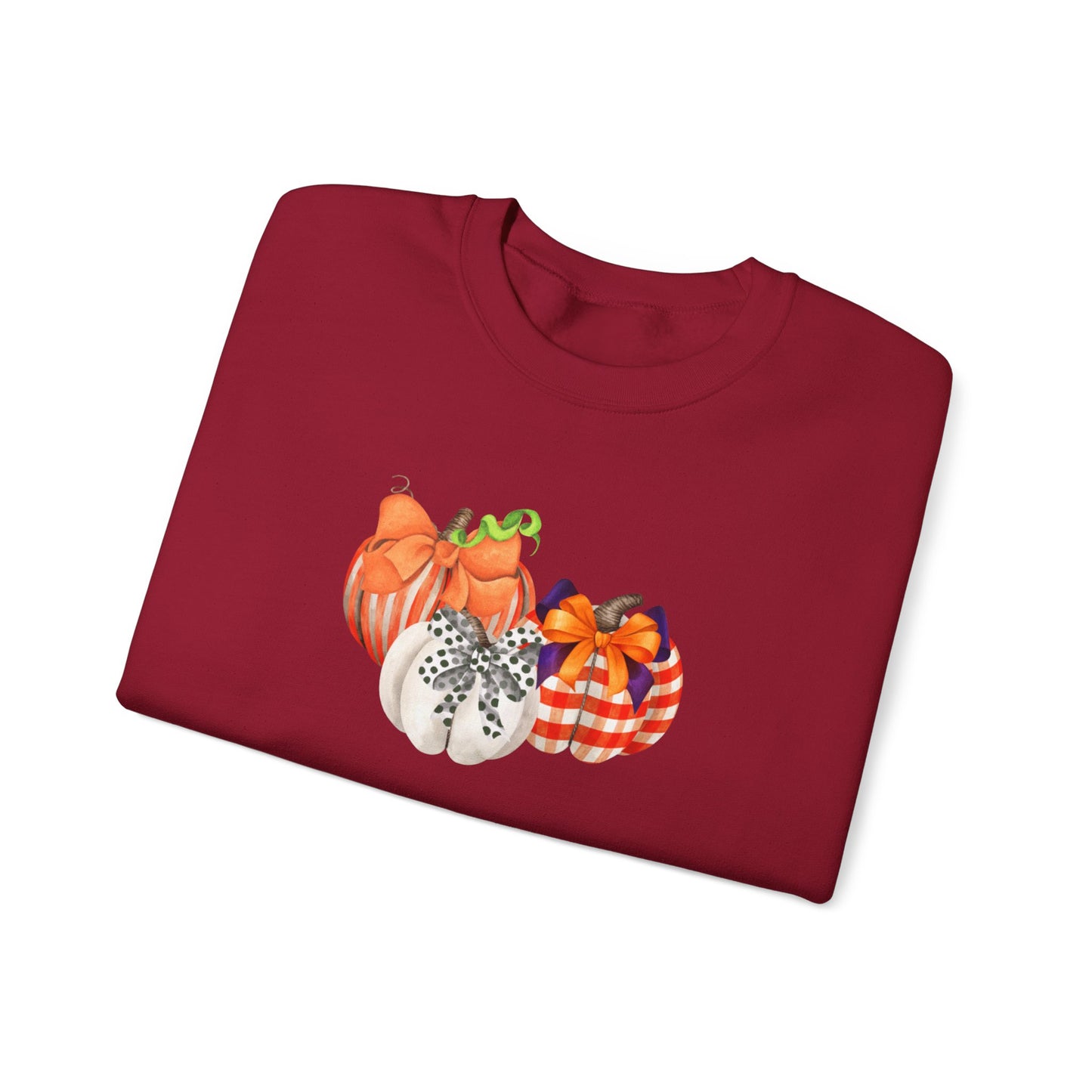 Painted Pumpkins Fall Halloween Thanksgiving Unisex Heavy Blend™ Crewneck Sweatshirt