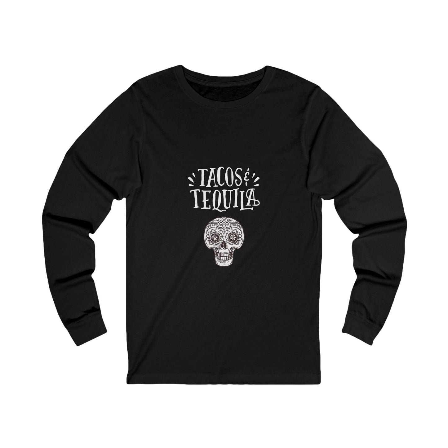 Tacos & Tequila Unisex Jersey Long Sleeve Tee