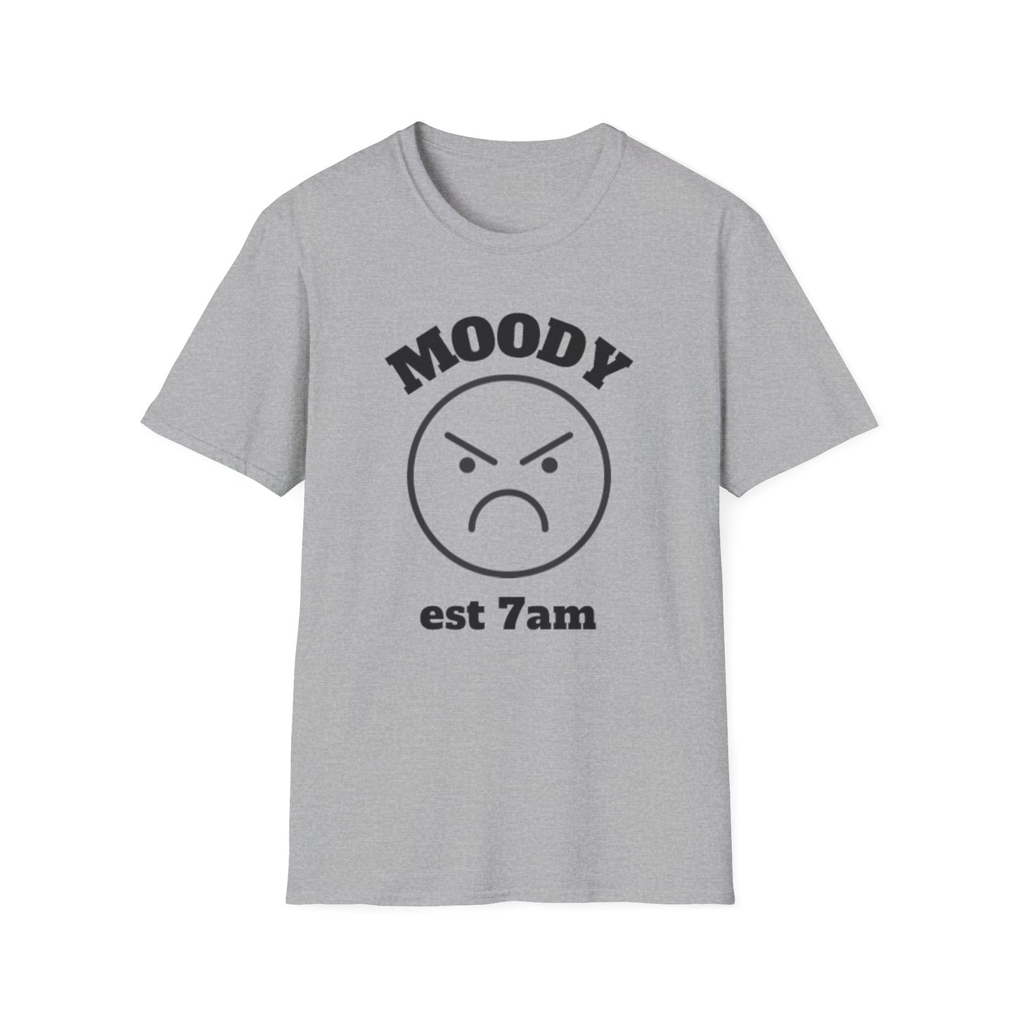 Moody Est 7AM Unisex Softstyle T-Shirt