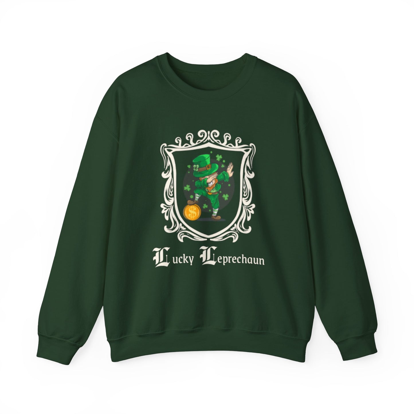 Lucky Leprechaun St. Patrick’s Day Unisex Heavy Blend™ Crewneck Sweatshirt