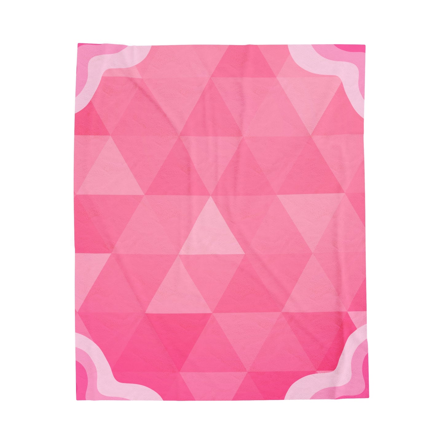 Pink Diamond Velveteen Plush Blanket