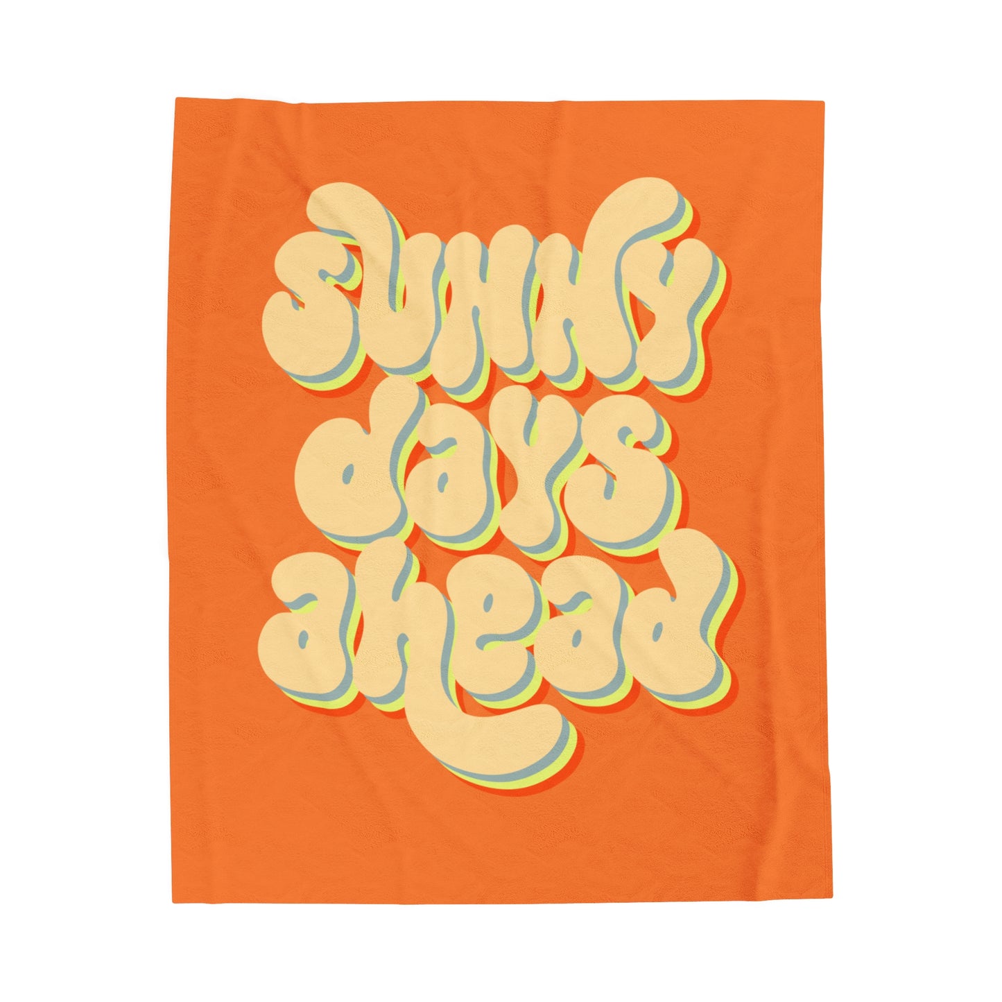 Sunny Days Velveteen Plush Blanket