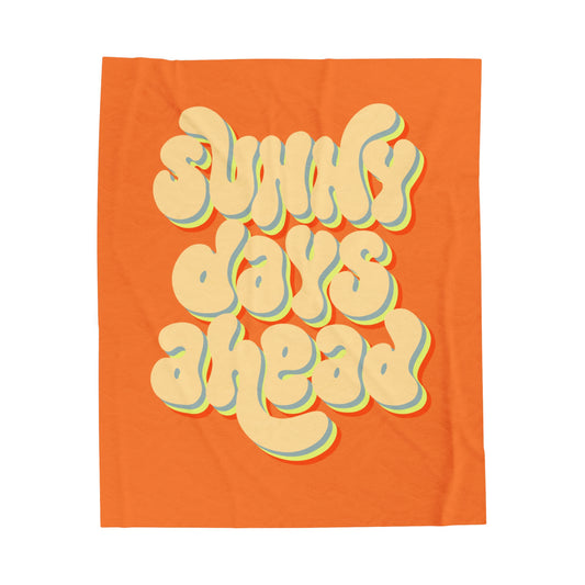 Sunny Days Velveteen Plush Blanket