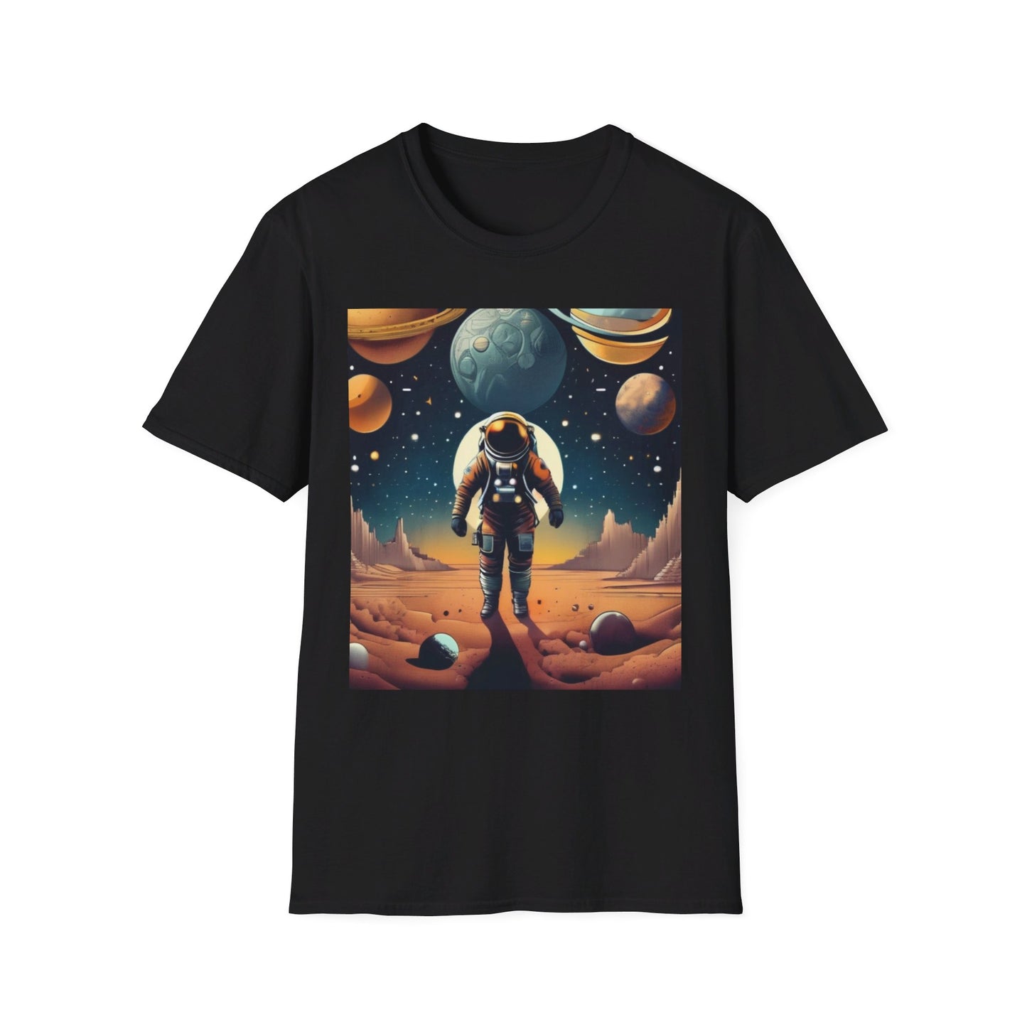 Space Traveler Unisex Softstyle T-Shirt