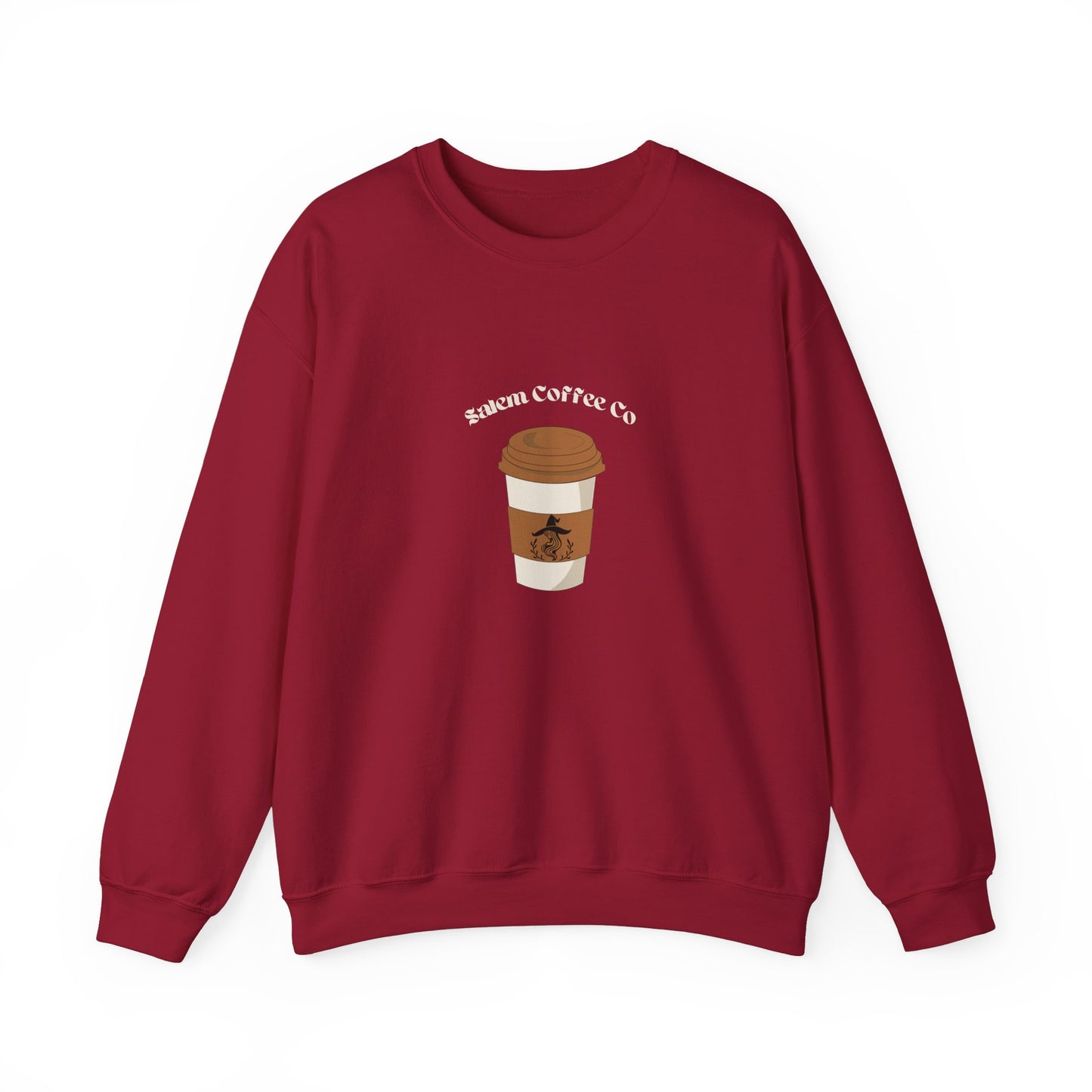 Salem Coffee Co Cup Unisex Heavy Blend™ Crewneck Sweatshirt