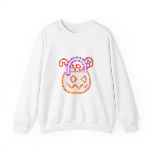 Neon Punkin Bucket Unisex Heavy Blend™ Crewneck Sweatshirt