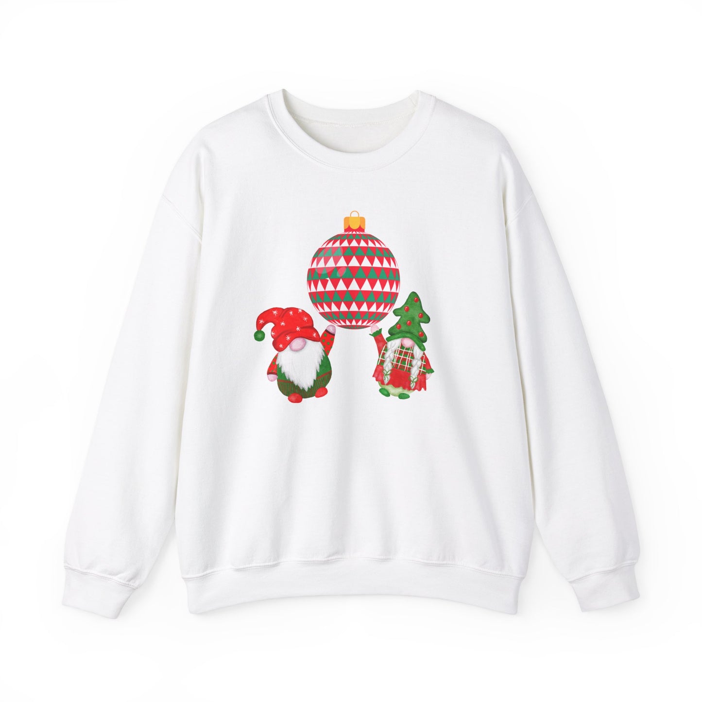 Christmas Gnome Disco Unisex Heavy Blend™ Crewneck Sweatshirt