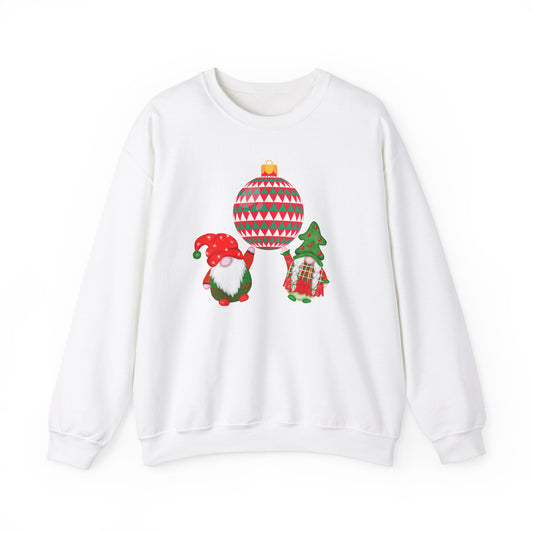 Christmas Gnome Disco Unisex Heavy Blend™ Crewneck Sweatshirt