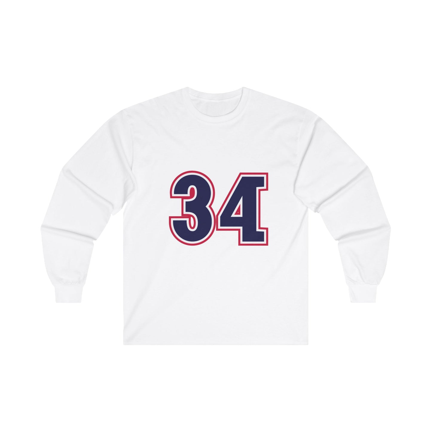 Baseball 34 Unisex Ultra Cotton Long Sleeve Tee