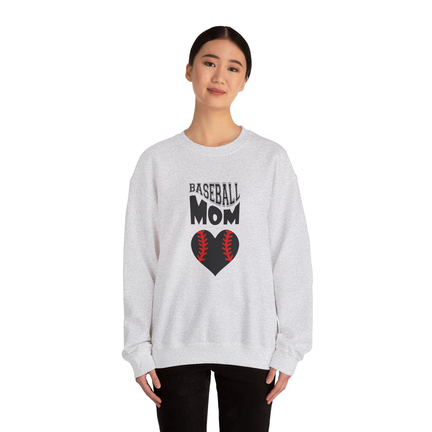 Baseball Mom Unisex Heavy Blend™ Crewneck Sweatshirt