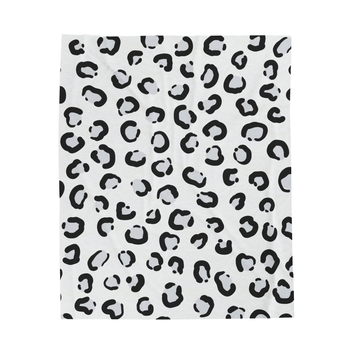 Snow Leopard Velveteen Plush Blanket