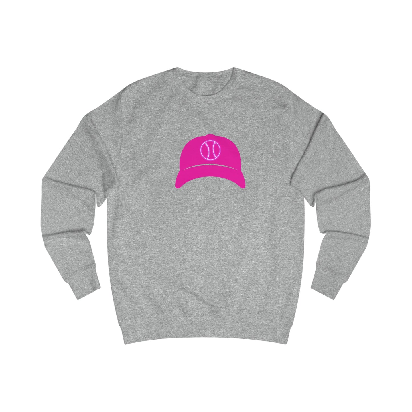 Hot Pink Ballcap Unisex Sweatshirt