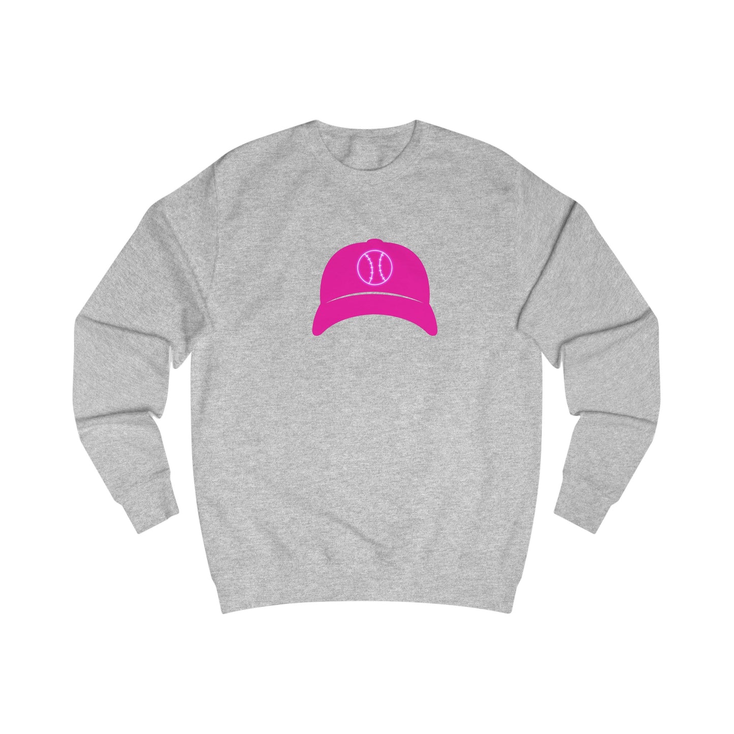 Hot Pink Ballcap Unisex Sweatshirt