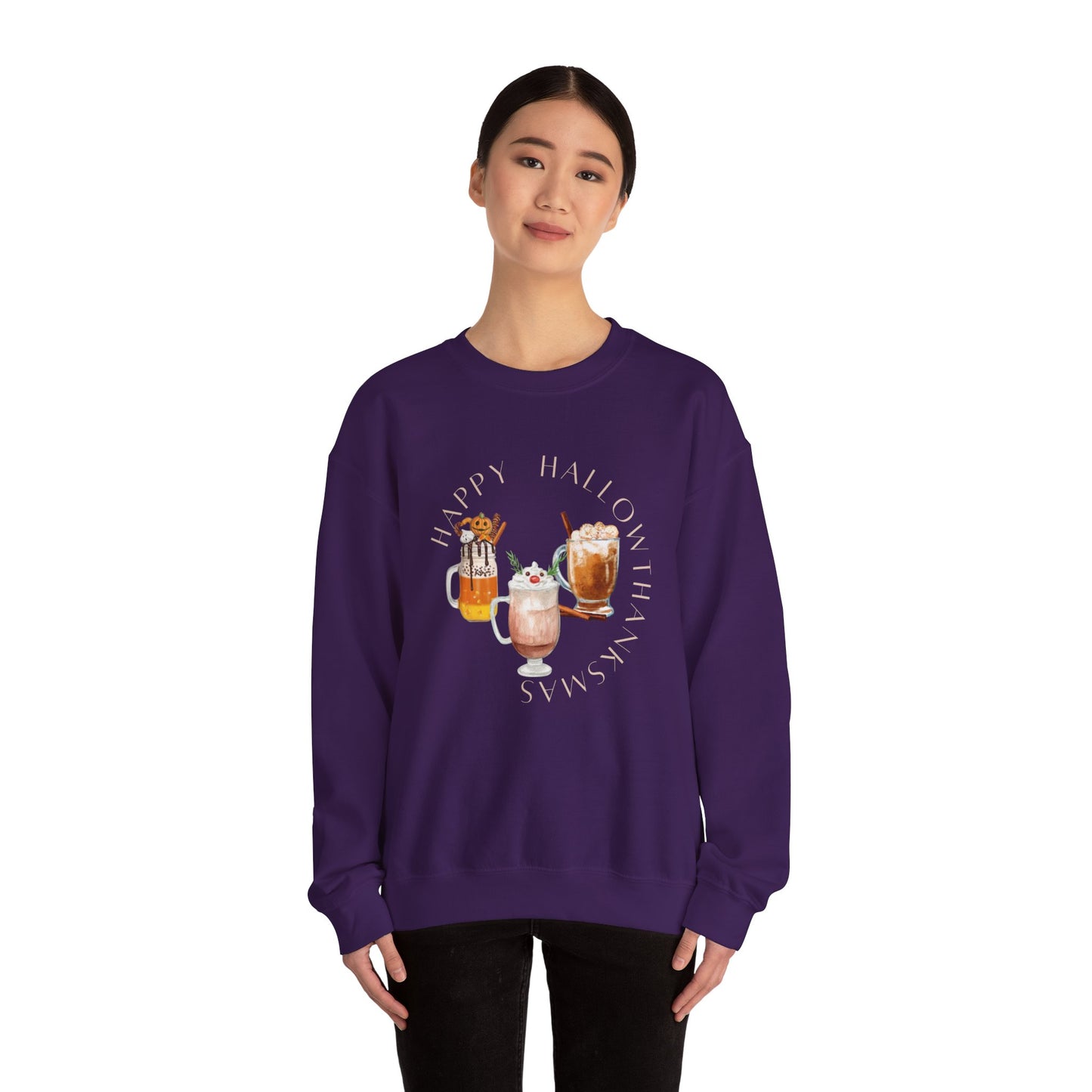 Hallothanksmas Cafe Unisex Heavy Blend™ Crewneck Sweatshirt