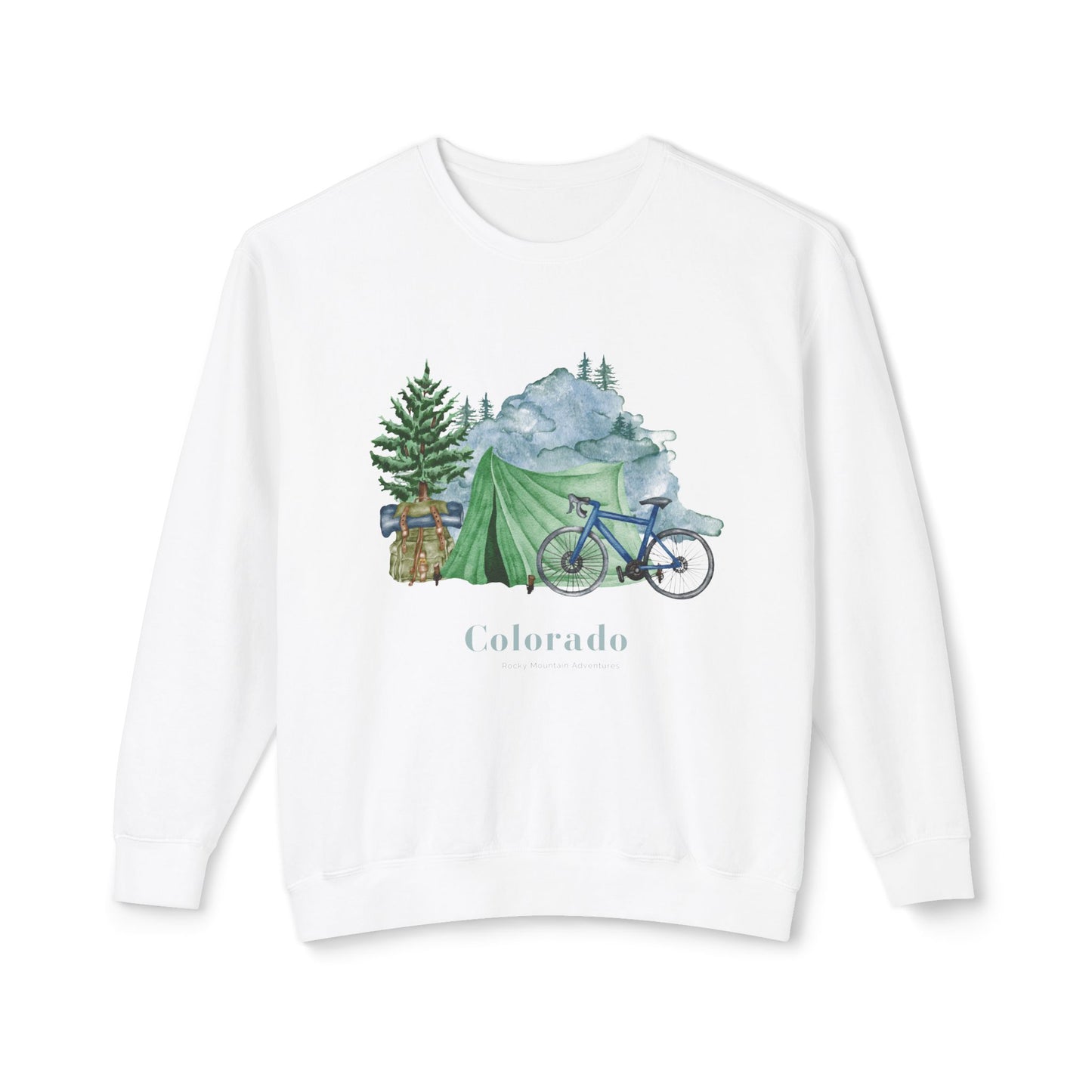 Colorado Camp Unisex Lightweight Crewneck Sweatshirt