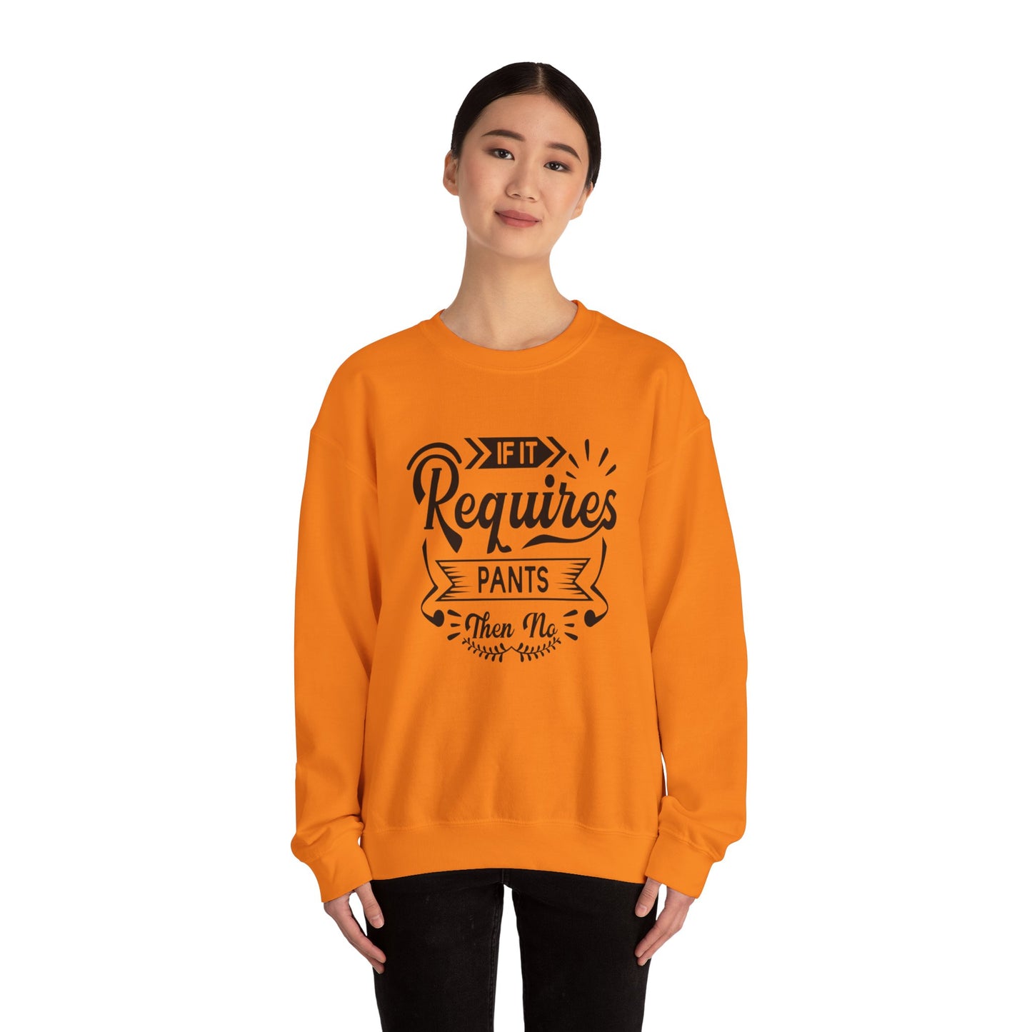 Requires Pants Unisex Heavy Blend™ Crewneck Sweatshirt