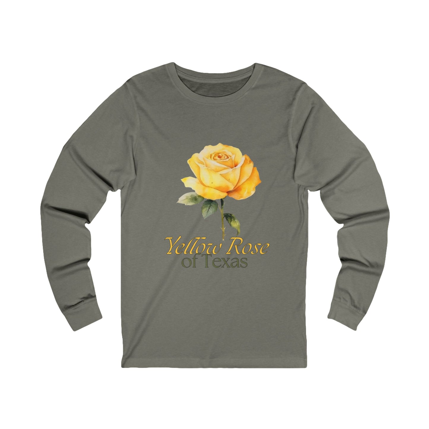 Yellow Rose of Texas Unisex Jersey Long Sleeve Tee