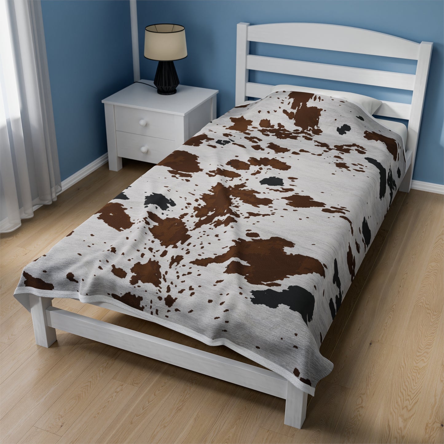 Cowhide Velveteen Plush Blanket