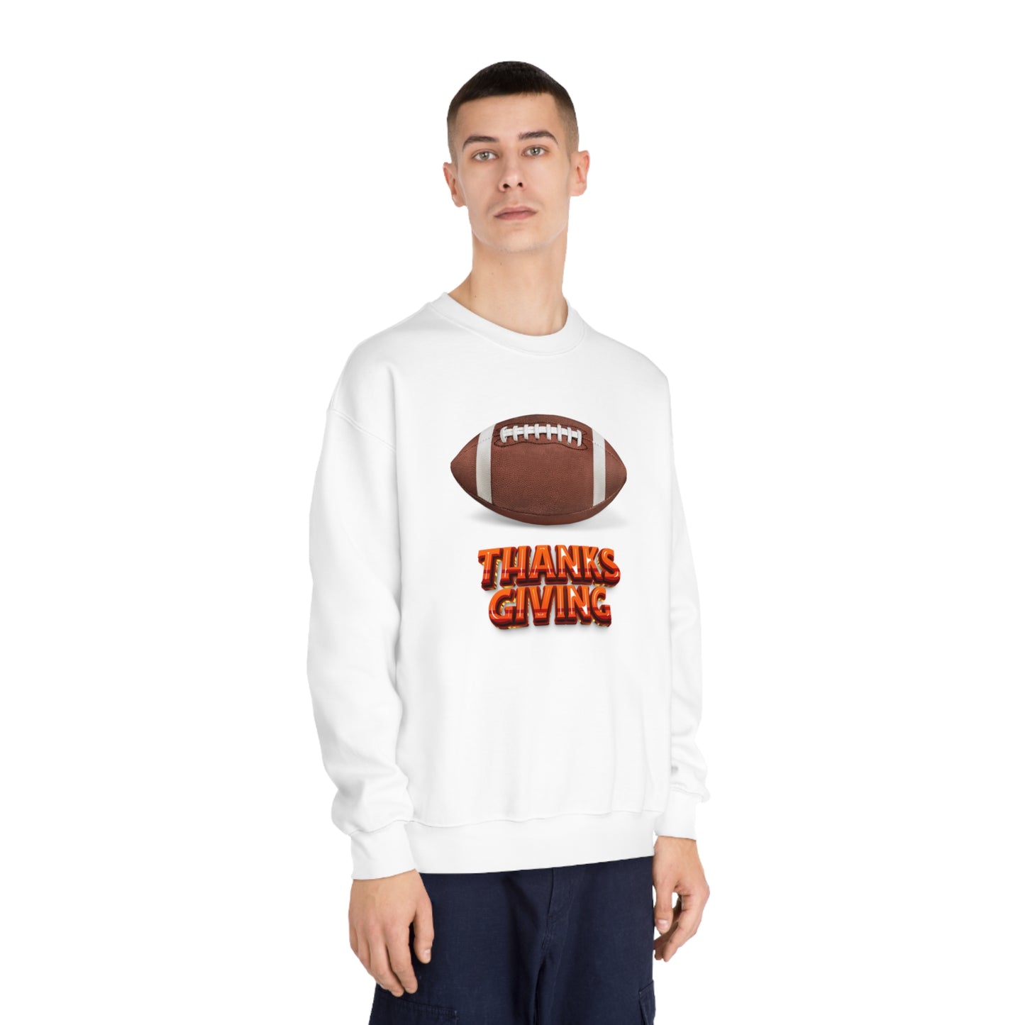 Football Thanksgiving Unisex DryBlend® Crewneck Sweatshirt