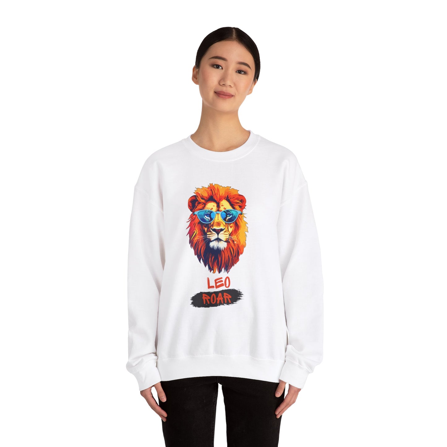 Leo Roar Unisex Heavy Blend™ Crewneck Sweatshirt