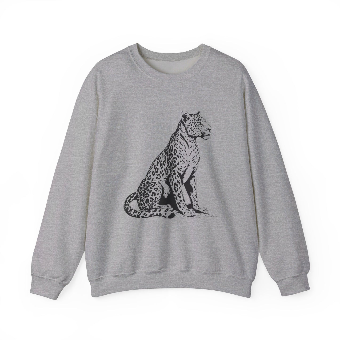 BW Leopard Unisex Heavy Blend™ Crewneck Sweatshirt