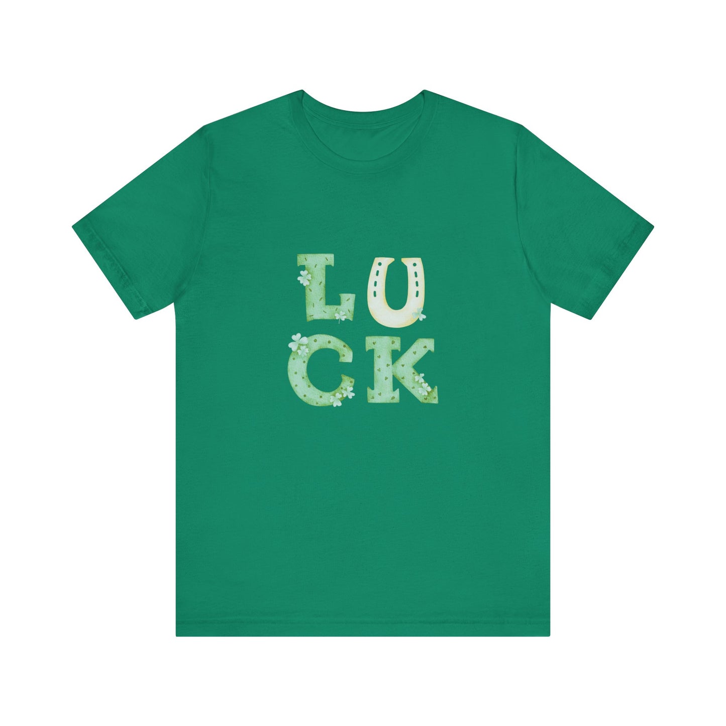 LUCK St Patrick’s Day Unisex Jersey Short Sleeve Tee