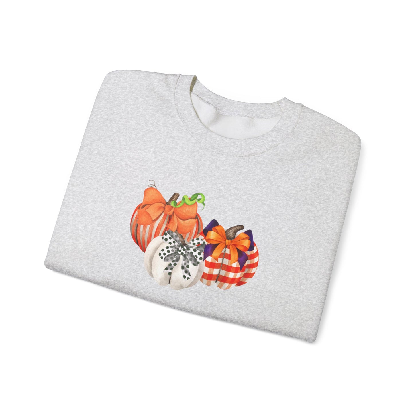 Painted Pumpkins Fall Halloween Thanksgiving Unisex Heavy Blend™ Crewneck Sweatshirt