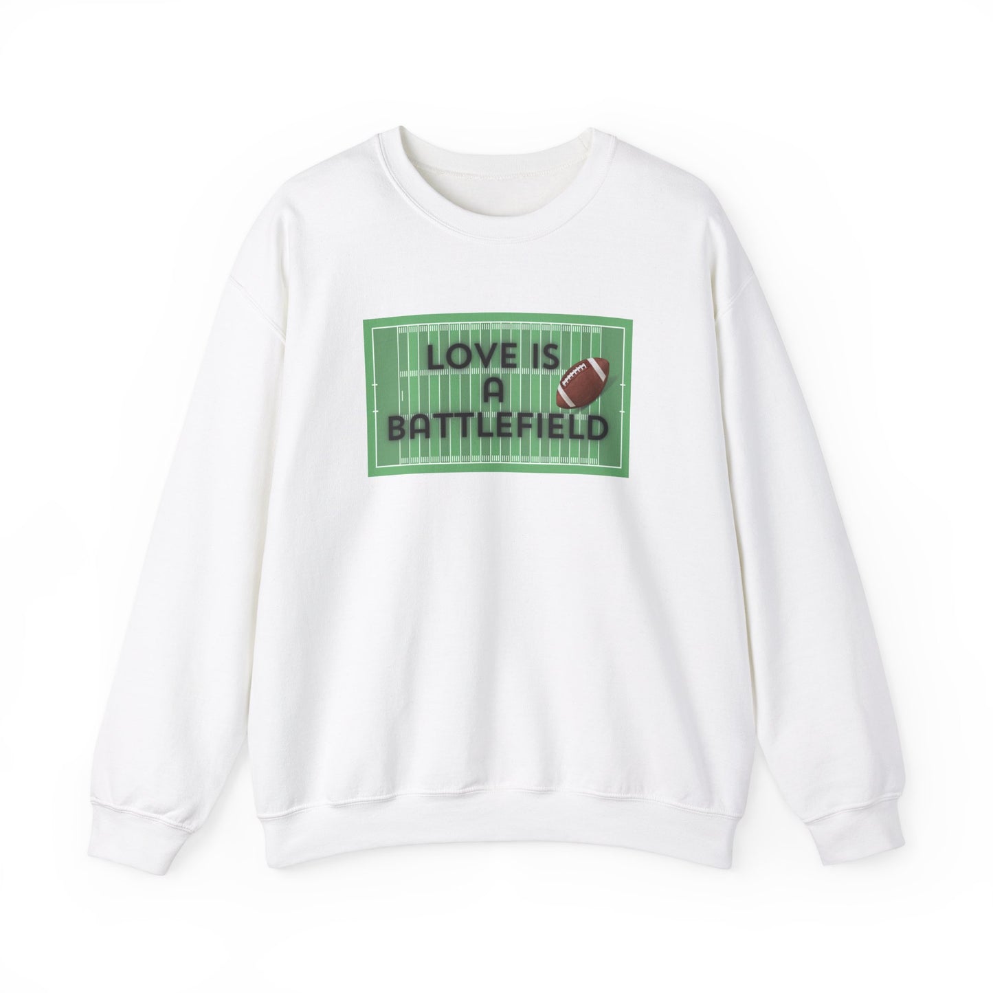 Love is a Battlefield Unisex Heavy Blend™ Crewneck Sweatshirt