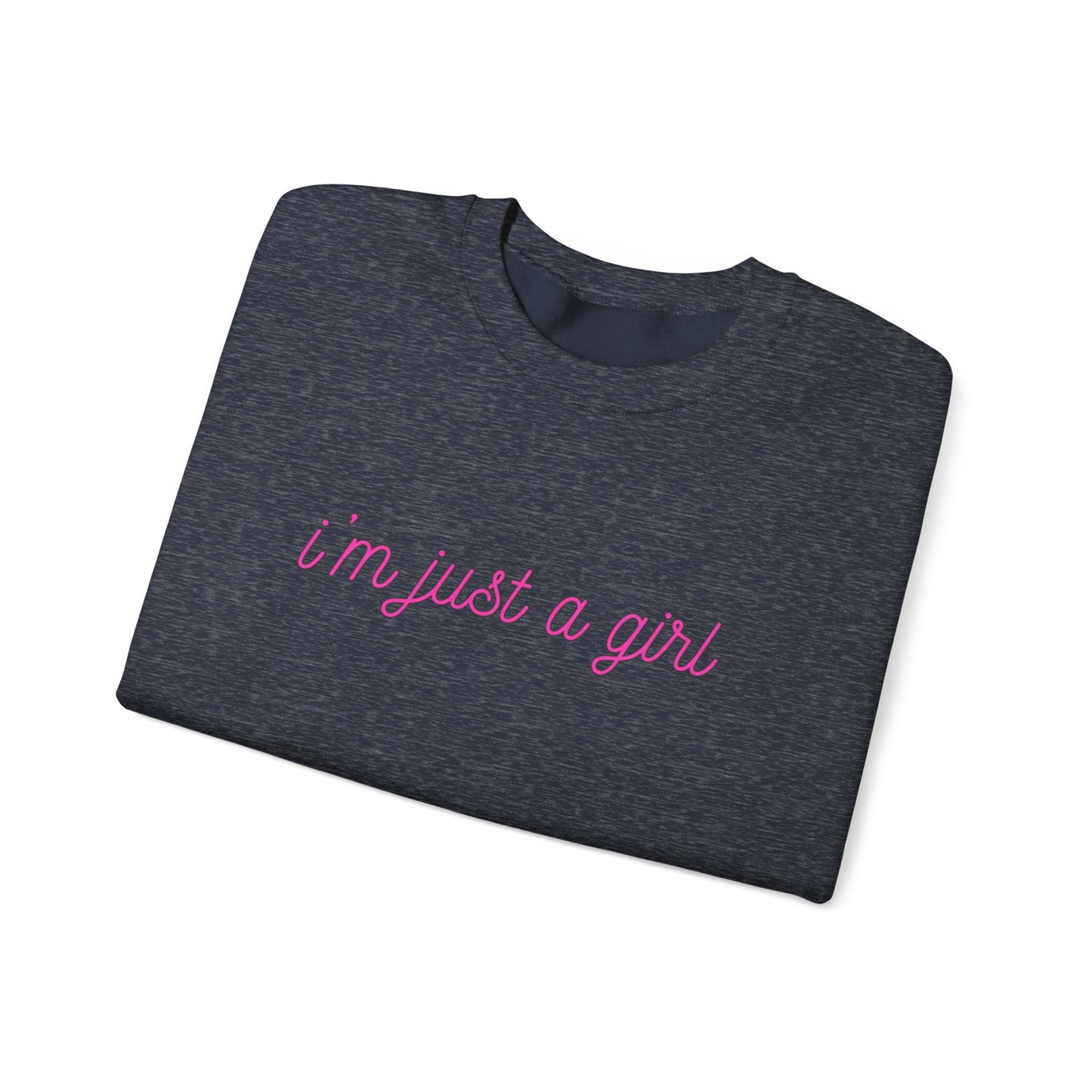 Just a Girl Unisex Heavy Blend™ Crewneck Sweatshirt