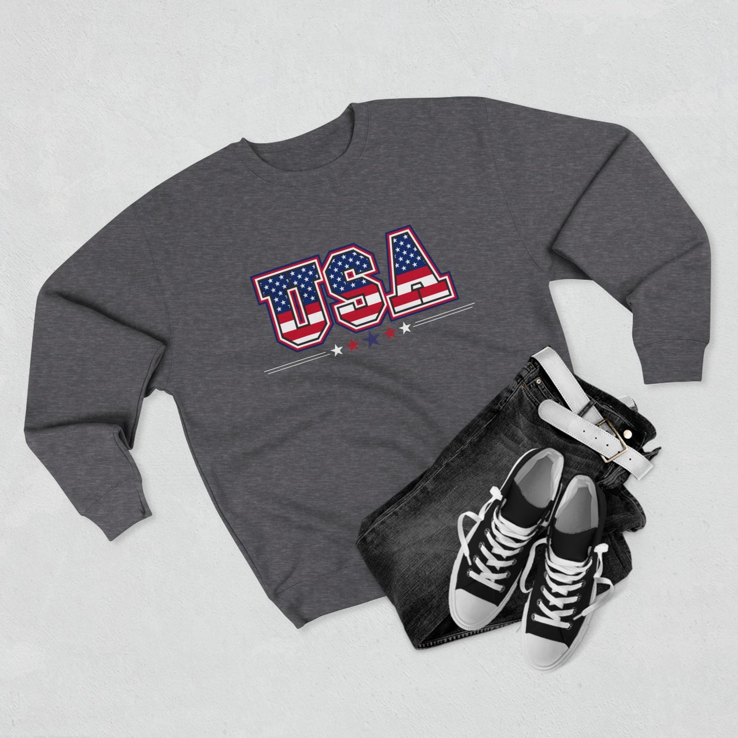 USA Unisex Crewneck Sweatshirt