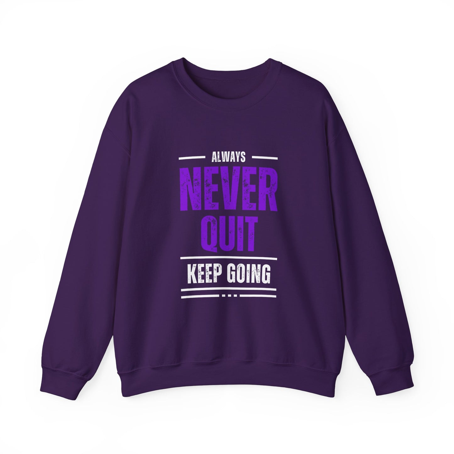 Never Quit Unisex Heavy Blend™ Crewneck Sweatshirt