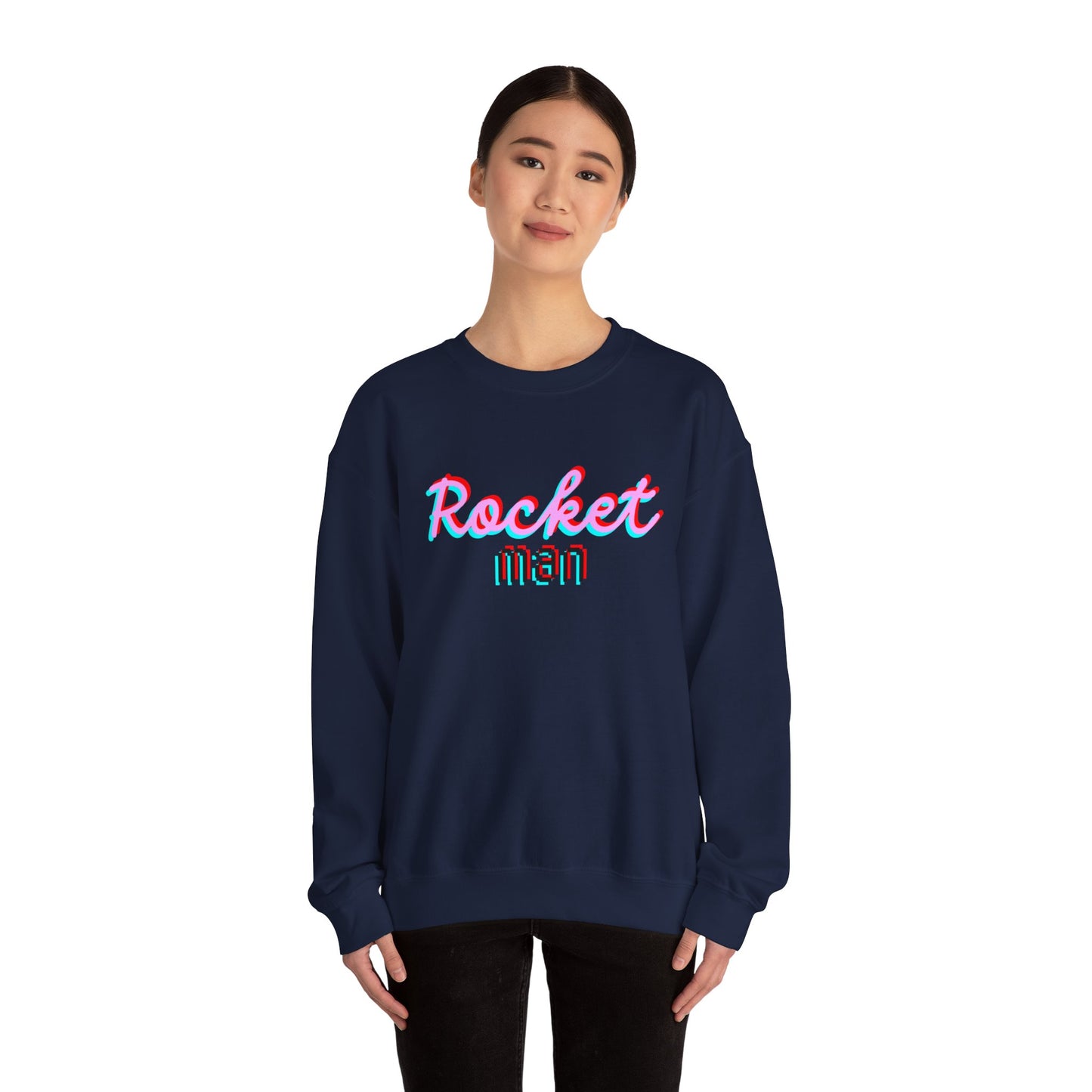 Rocket Man Unisex Heavy Blend™ Crewneck Sweatshirt