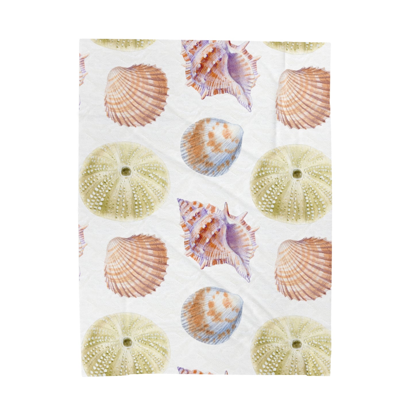 Shells Velveteen Plush Blanket