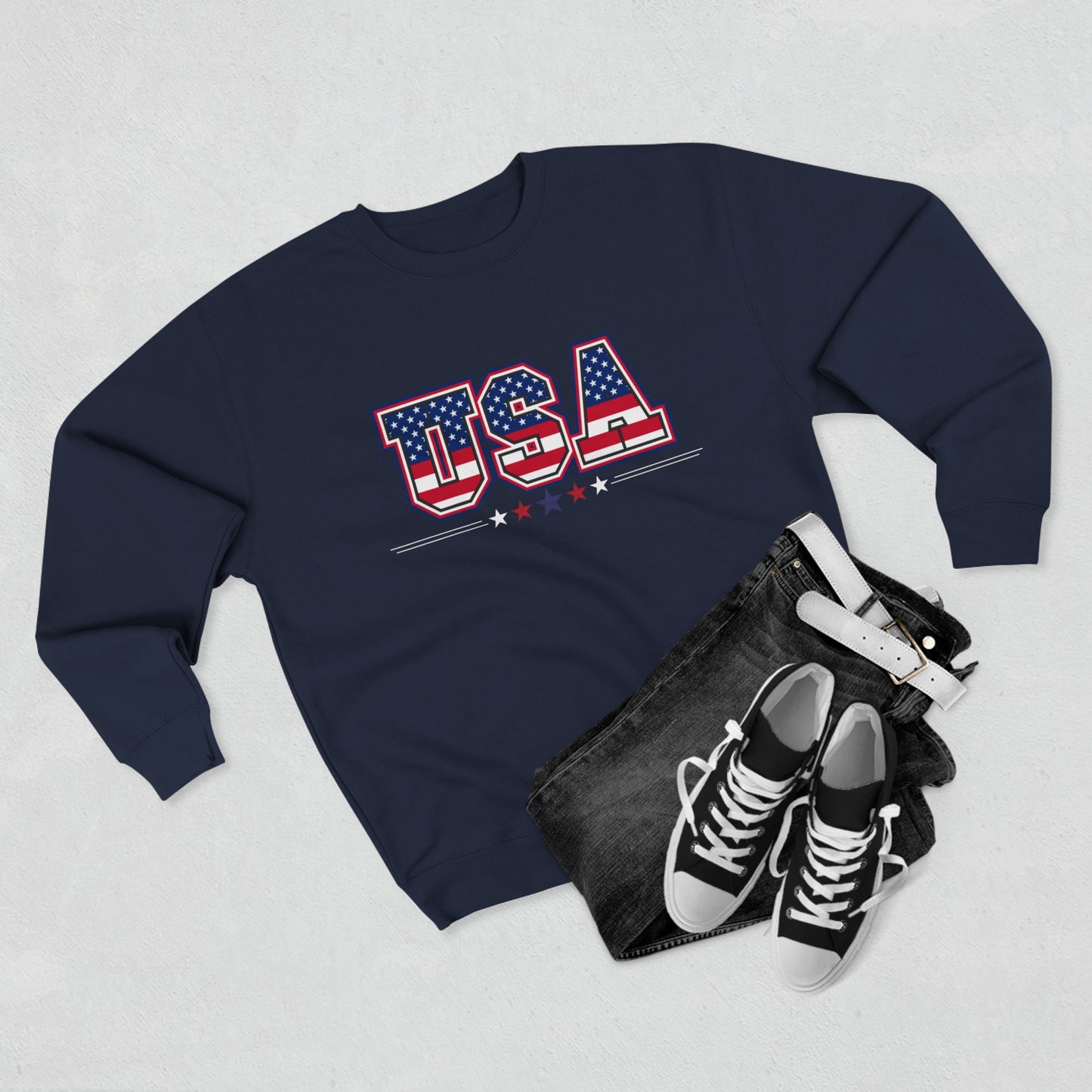 USA Unisex Crewneck Sweatshirt