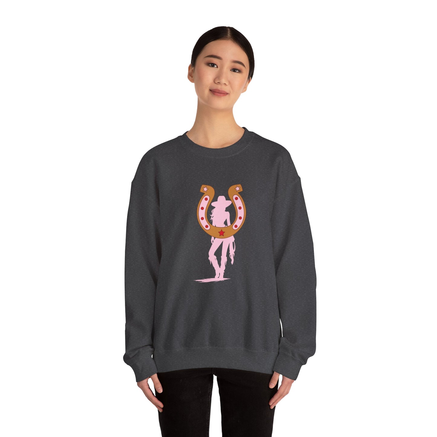 Lucky Cowgirl Unisex Heavy Blend™ Crewneck Sweatshirt